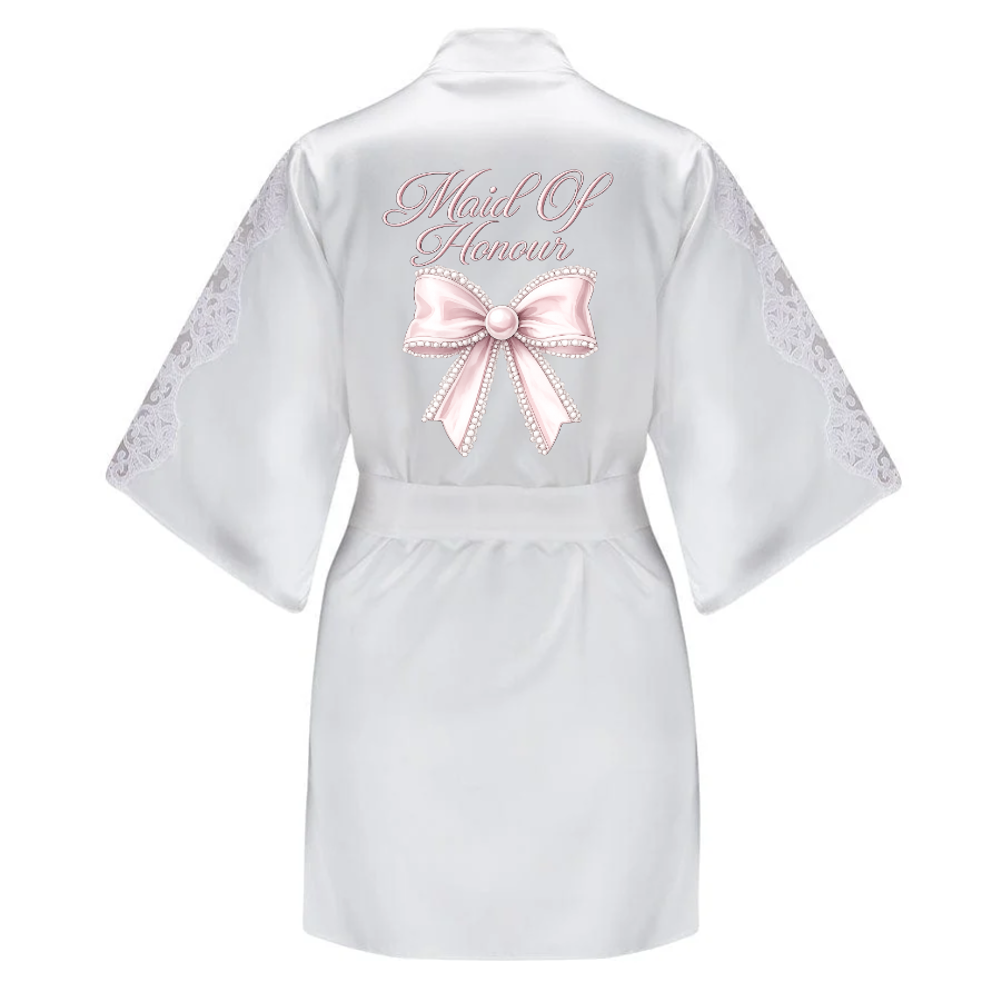 Simple Bow Wedding DTF