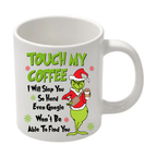 Grinchy Mug Decals