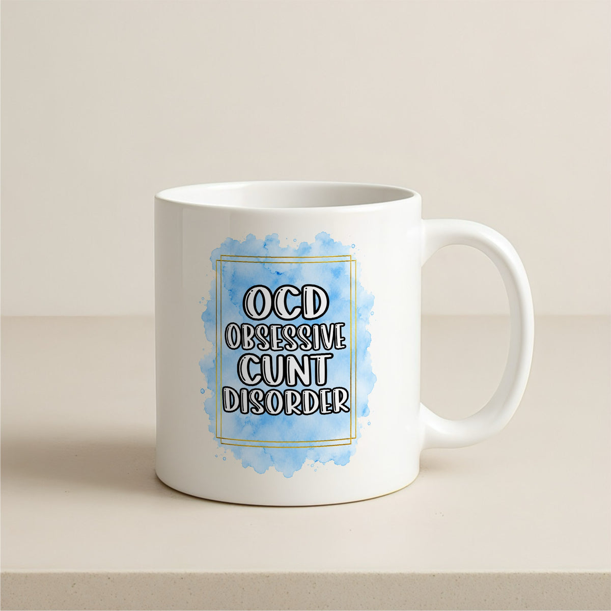 OCD Obsessive C*nt Disorder UV-DTF Mug Decals (7cm)