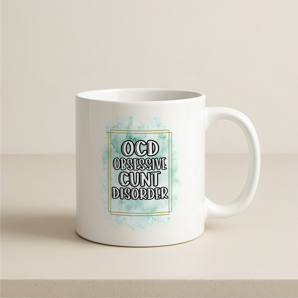 OCD Obsessive C*nt Disorder UV-DTF Mug Decals (7cm)