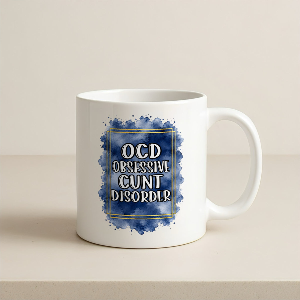 OCD Obsessive C*nt Disorder UV-DTF Mug Decals (7cm)