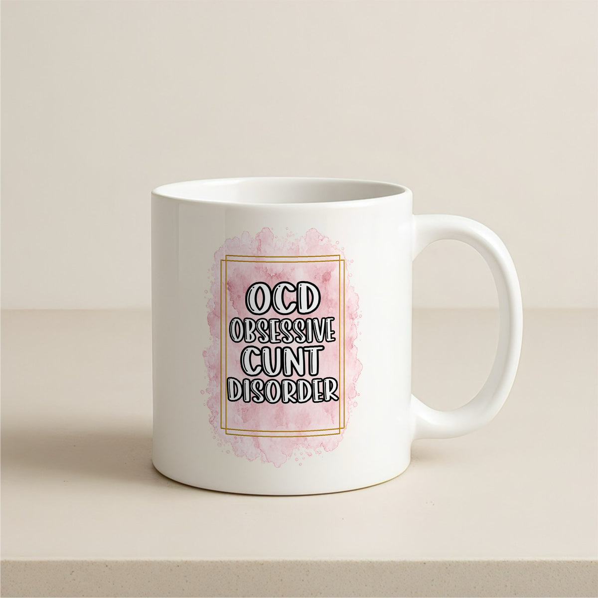 OCD Obsessive C*nt Disorder UV-DTF Mug Decals (7cm)
