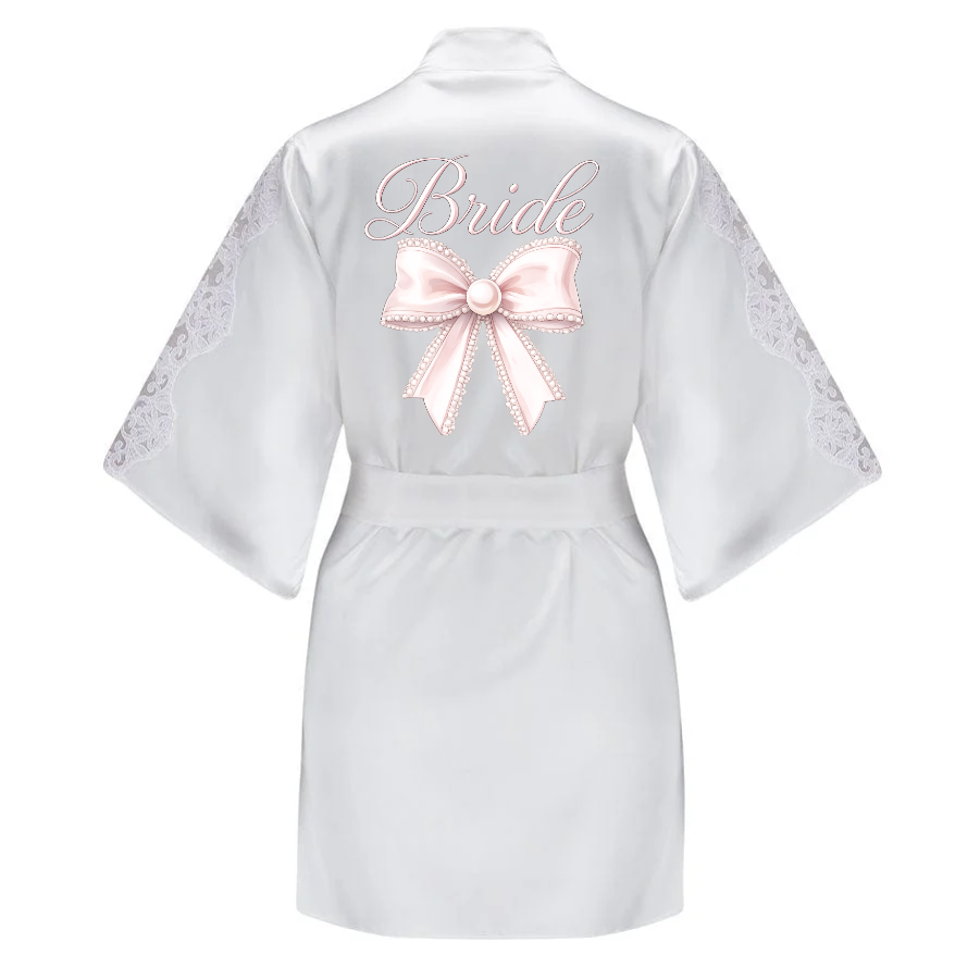 Simple Bow Wedding DTF