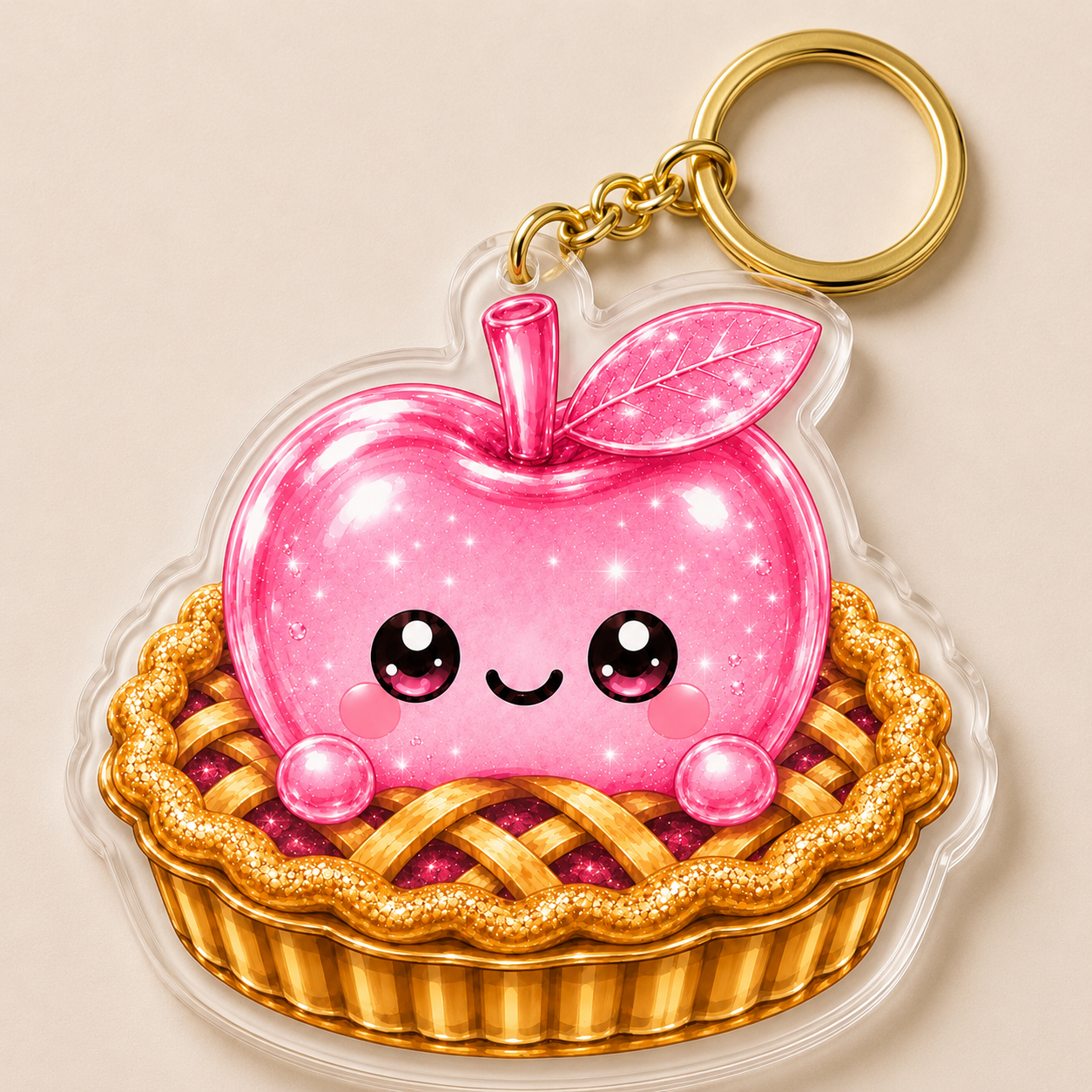 Cute Apple Pie Decal Design – Non-Personalised
