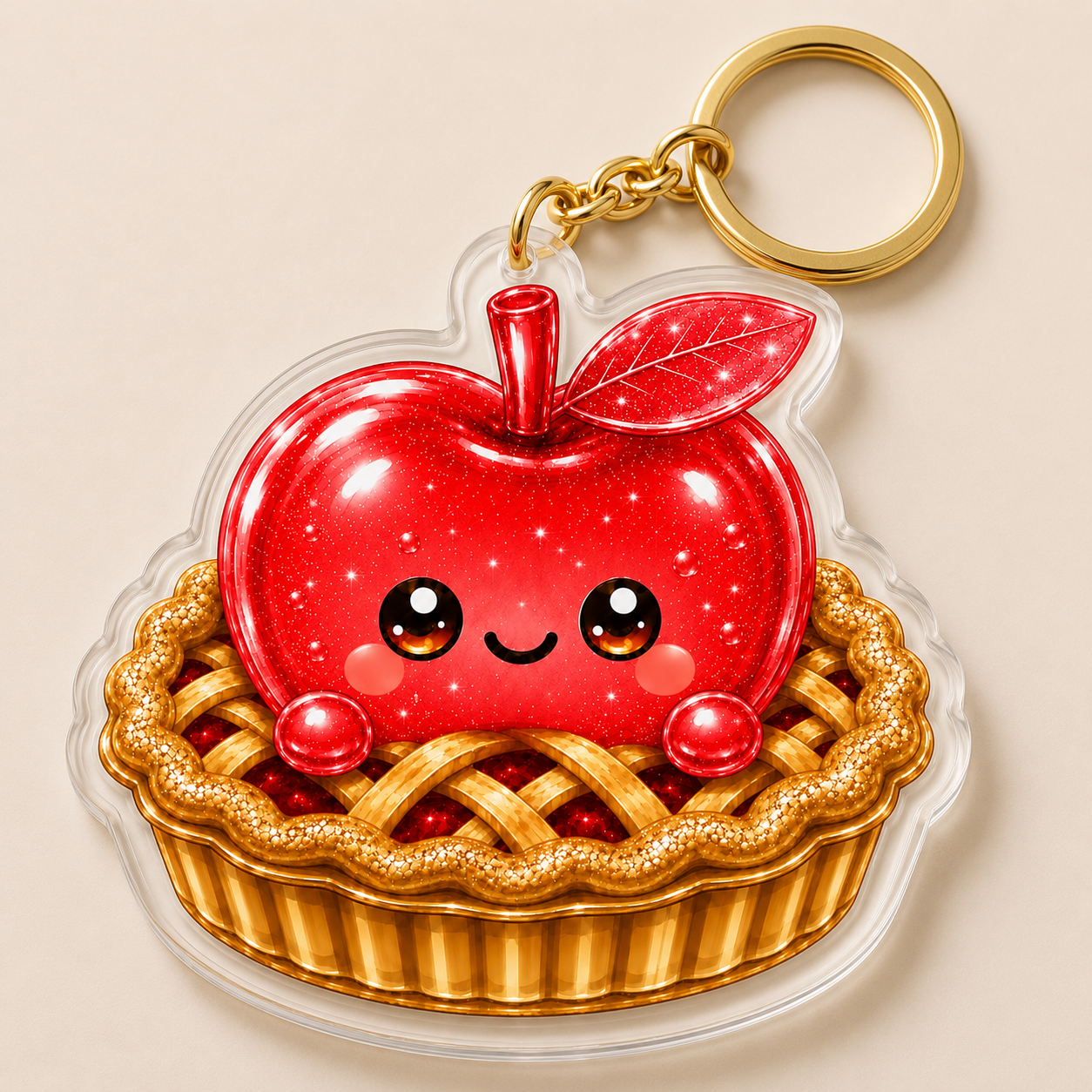 Cute Apple Pie Decal Design – Non-Personalised