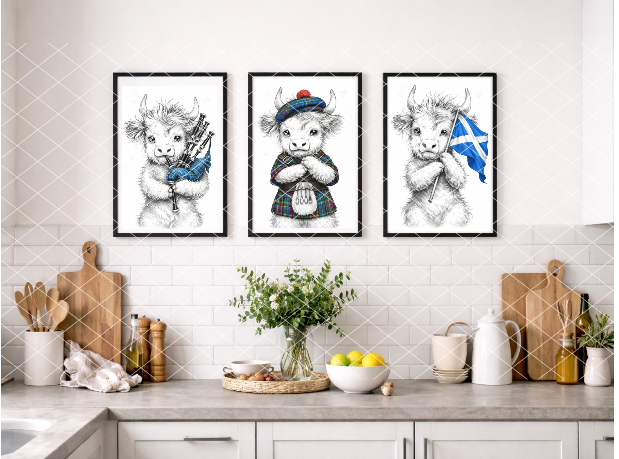 Scotland Highland Cows Digital Download.