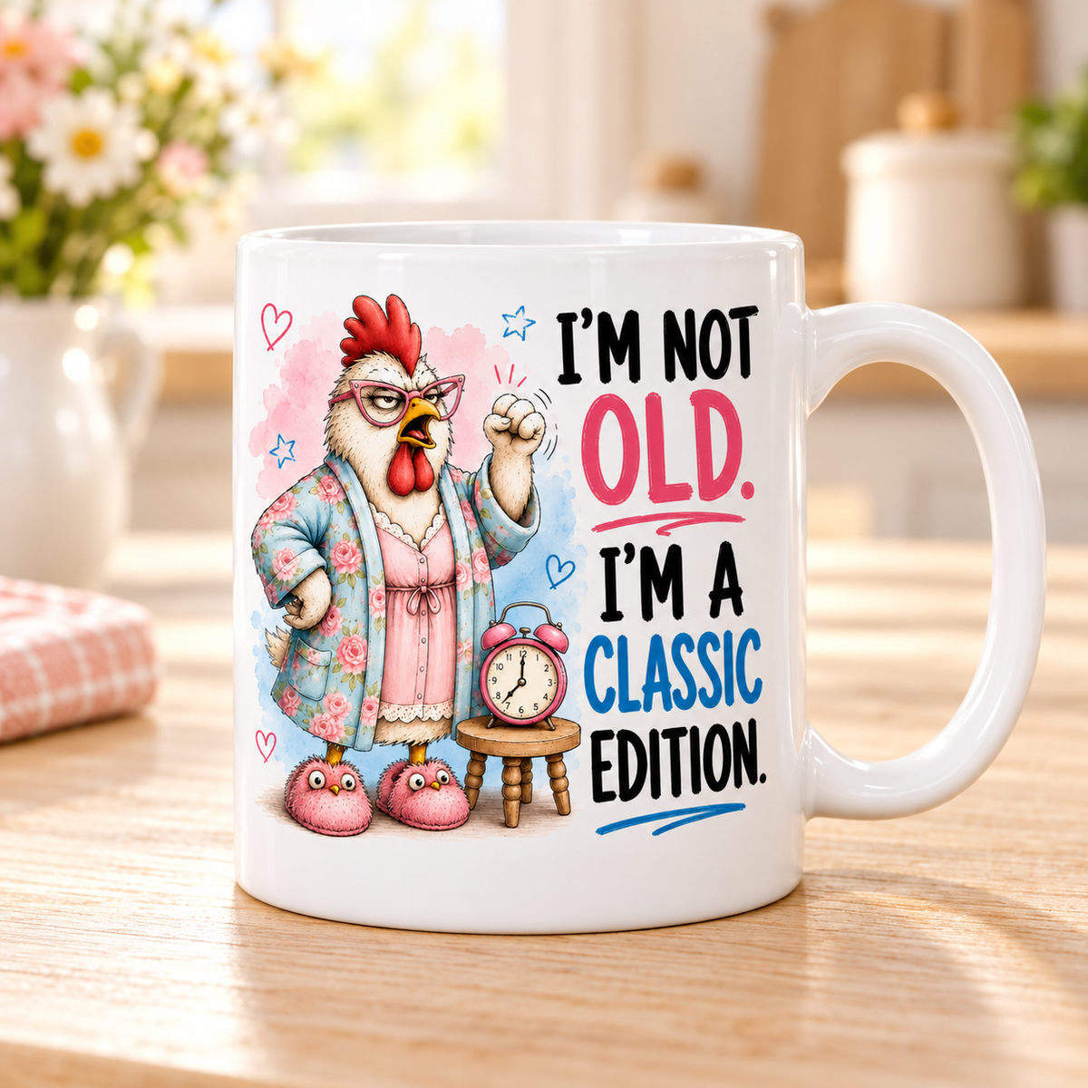 Sassy Animals mug - I'm Not Old Classic Edition (Chicken)