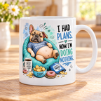 Sassy Animals mug - Doing Nothing (French Bulldog)