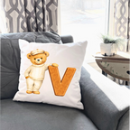 Beige Bear A-Z  DTF