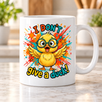 Moody Farmyard mug - I Don't Give A Duck (Duckling)