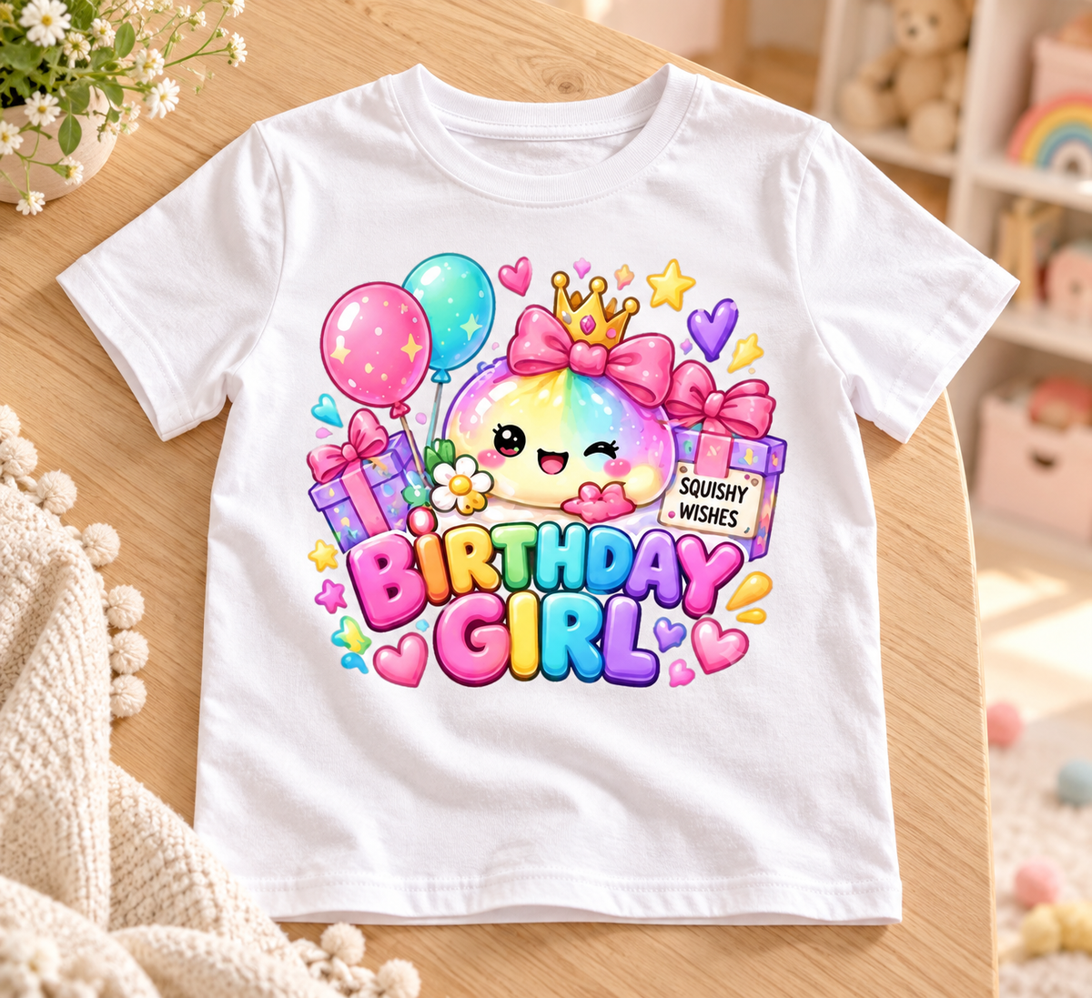 Squishies DTF - Birthday Girl