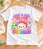 Squishies DTF - Just a Girl - Bow Bao