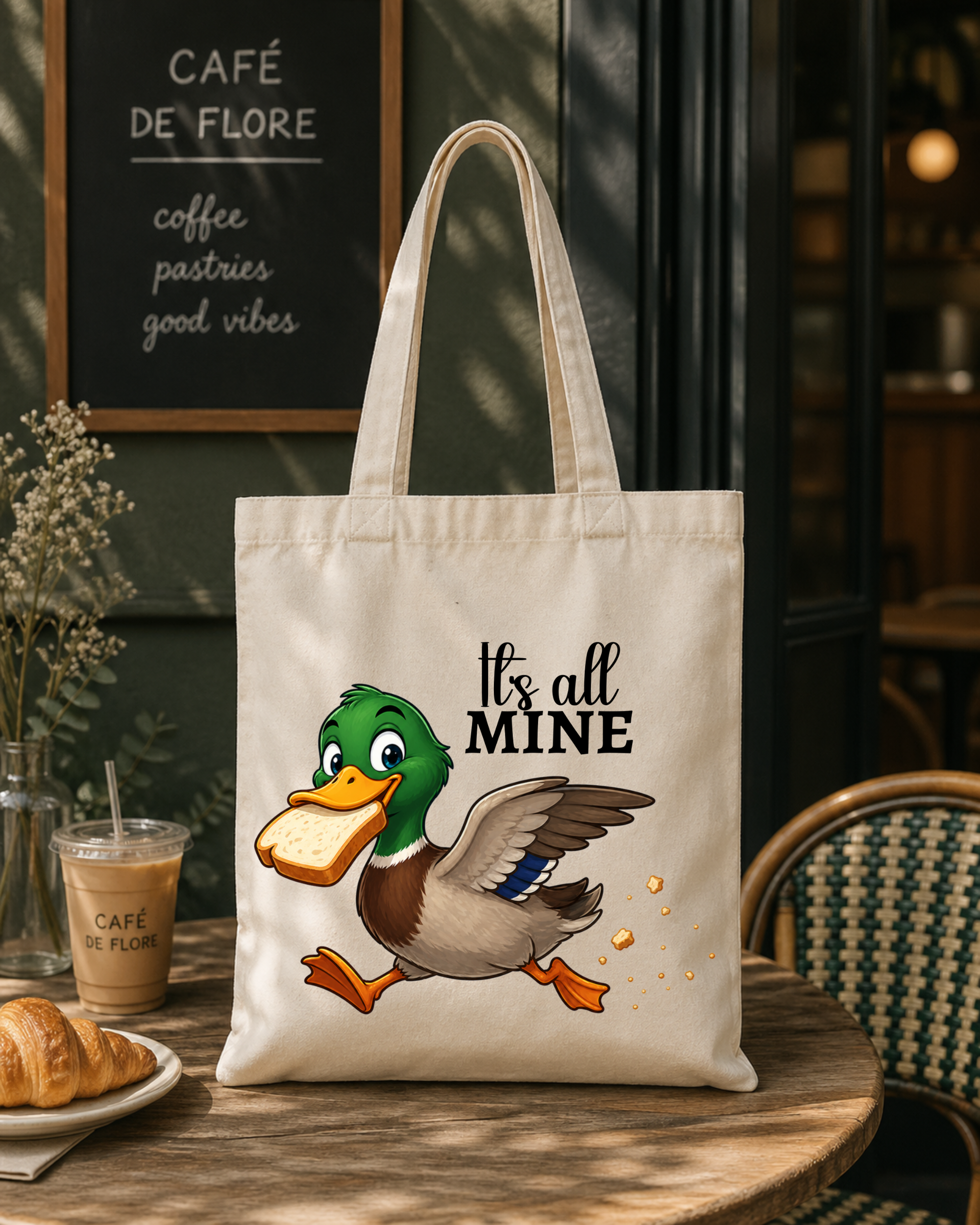 Funny Duck Bread DTF