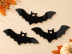 Three black bat blanks with hanging holes – sold individually