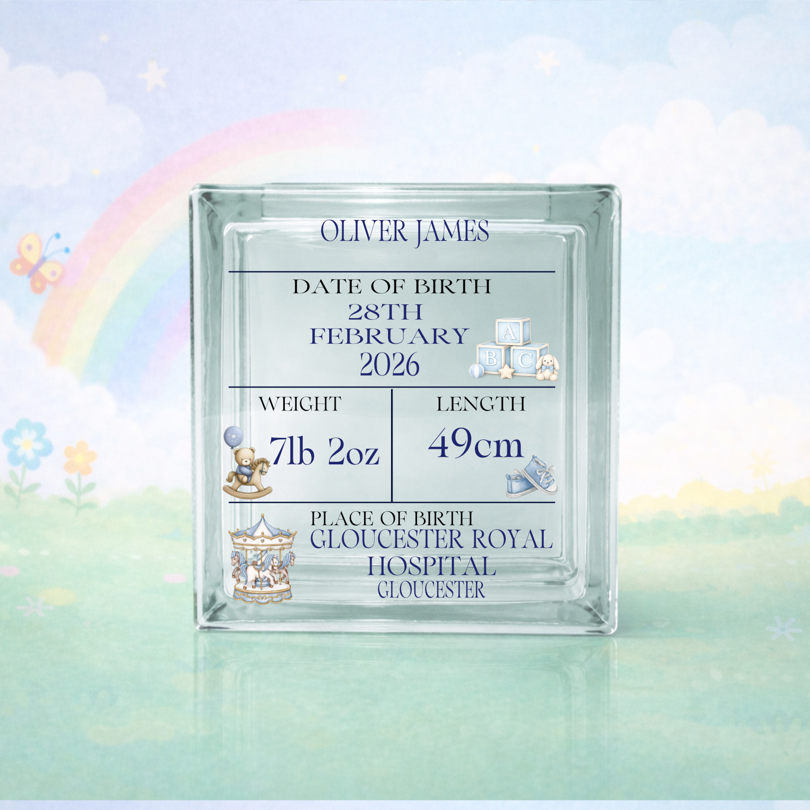 Baby Stats UV-DTF