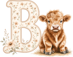 Highland Cow A-Z Digital Download