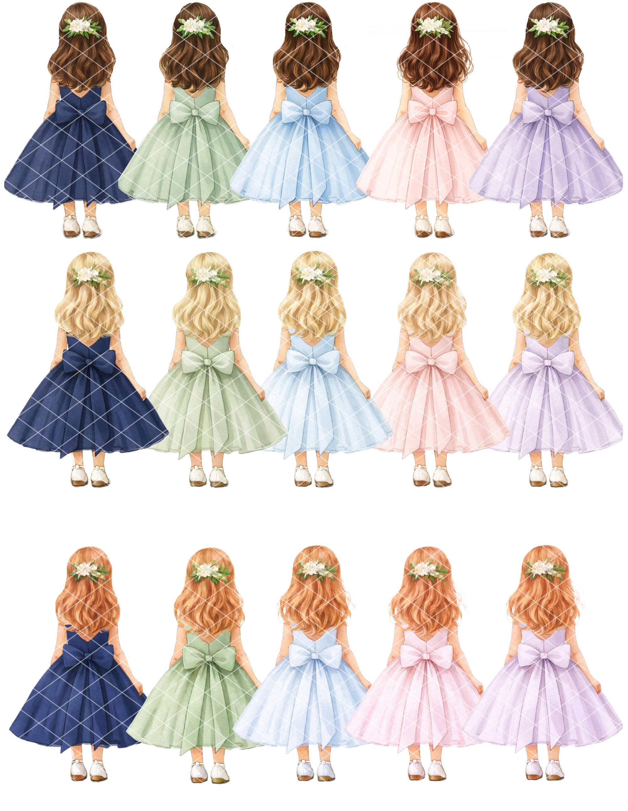 Young Bridesmaid-Flower Girl UV-DTF