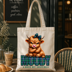 Moody Highland Cow DTF Transfer – 20cm