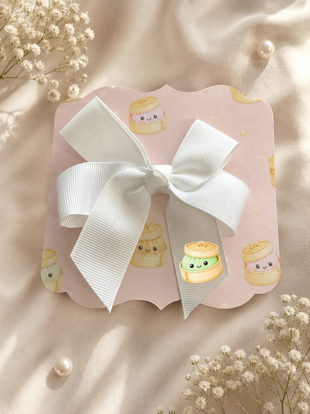 Dumpling Hairbow backing cards