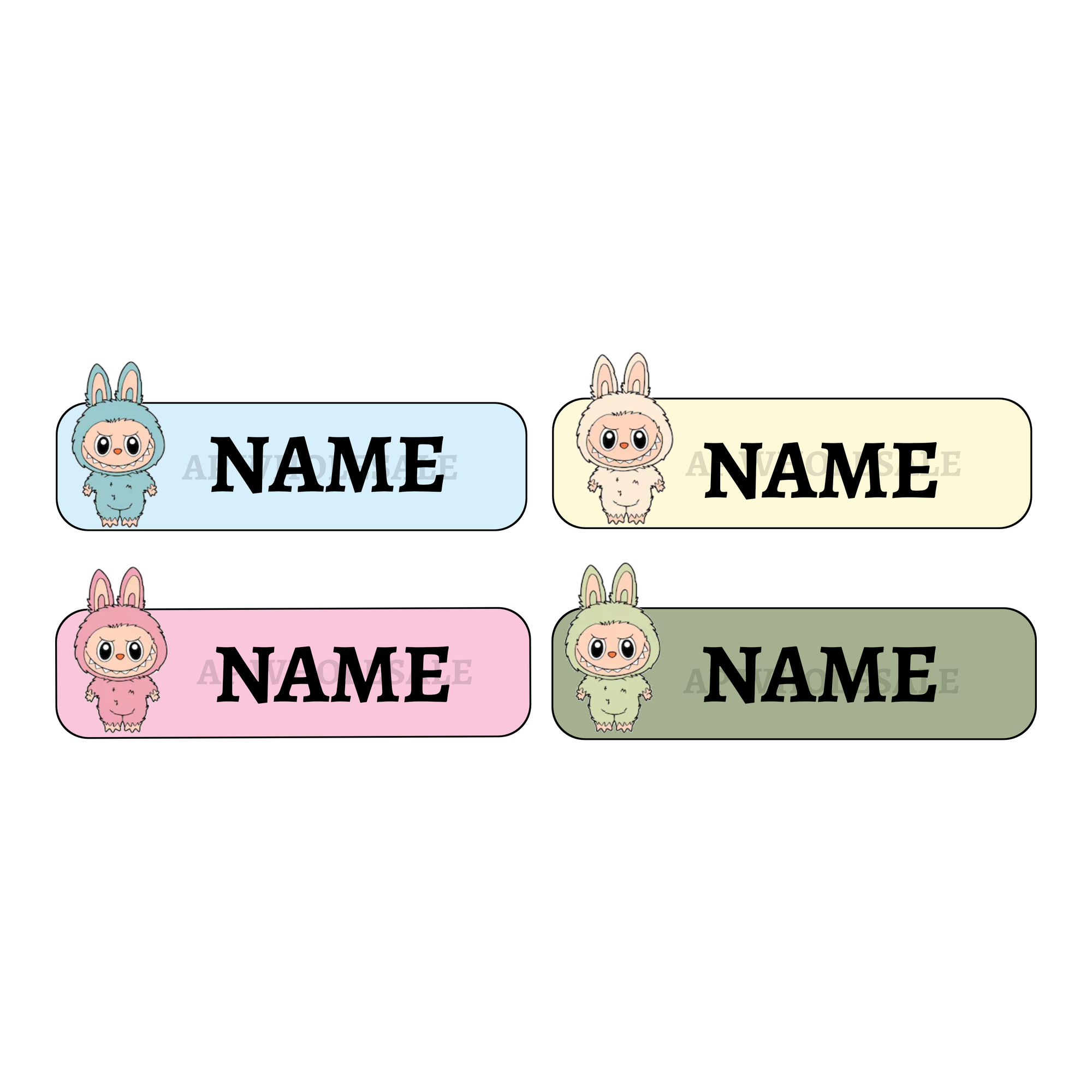 Name Labels DTF