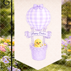 Easter Hot Airballoon DTF