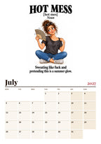 Trying to Keep My Shit Together Calendar 2027 – Printable A4 Digital Download