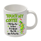 Grinchy Mug Decals