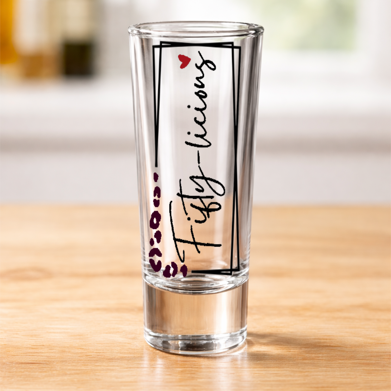 Birthday Shot Glass UV-DTF