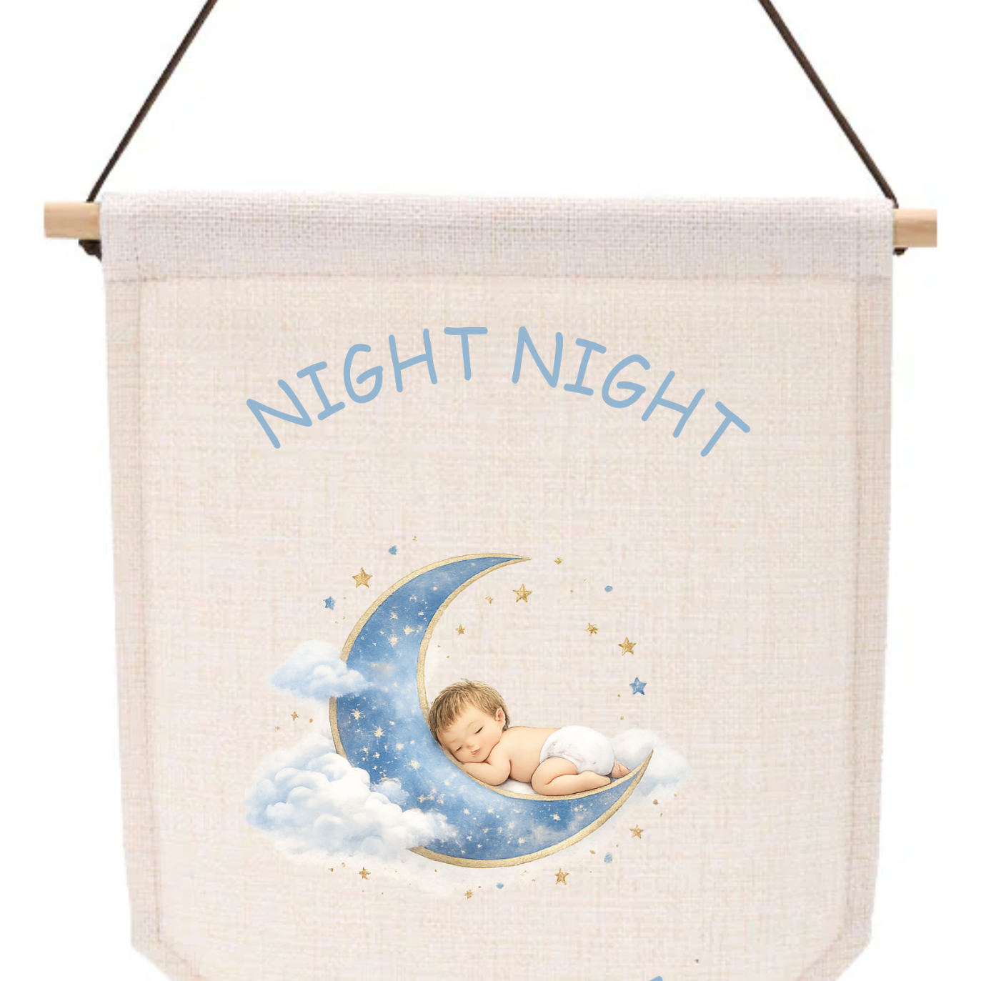 Night Night Sleep Tight – Baby Moon DTF Transfer