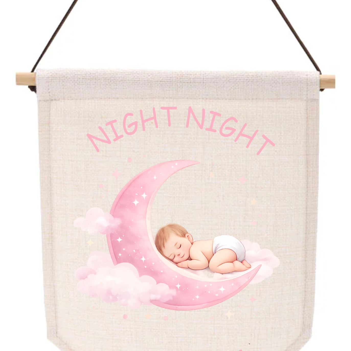 Night Night Sleep Tight – Baby Moon DTF Transfer