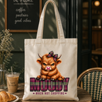 Moody Highland Cow DTF Transfer – 20cm