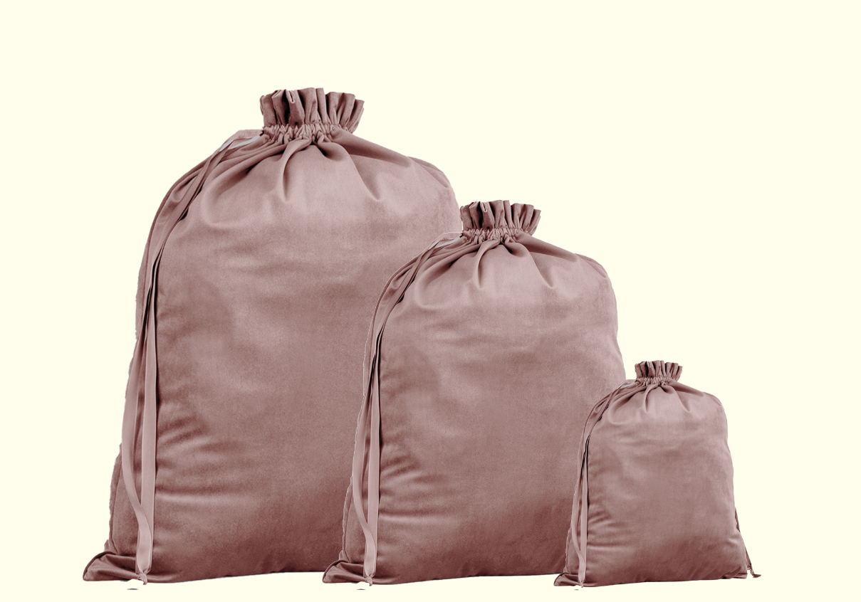 Luxury Velvet Drawstring Bags – Available in 3 Sizes
