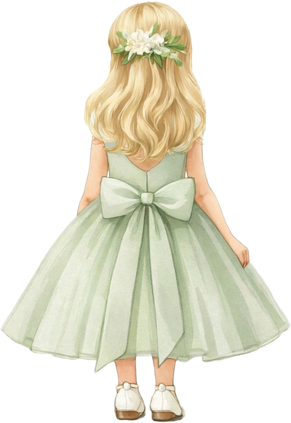 Young Bridesmaid-Flower Girl UV-DTF