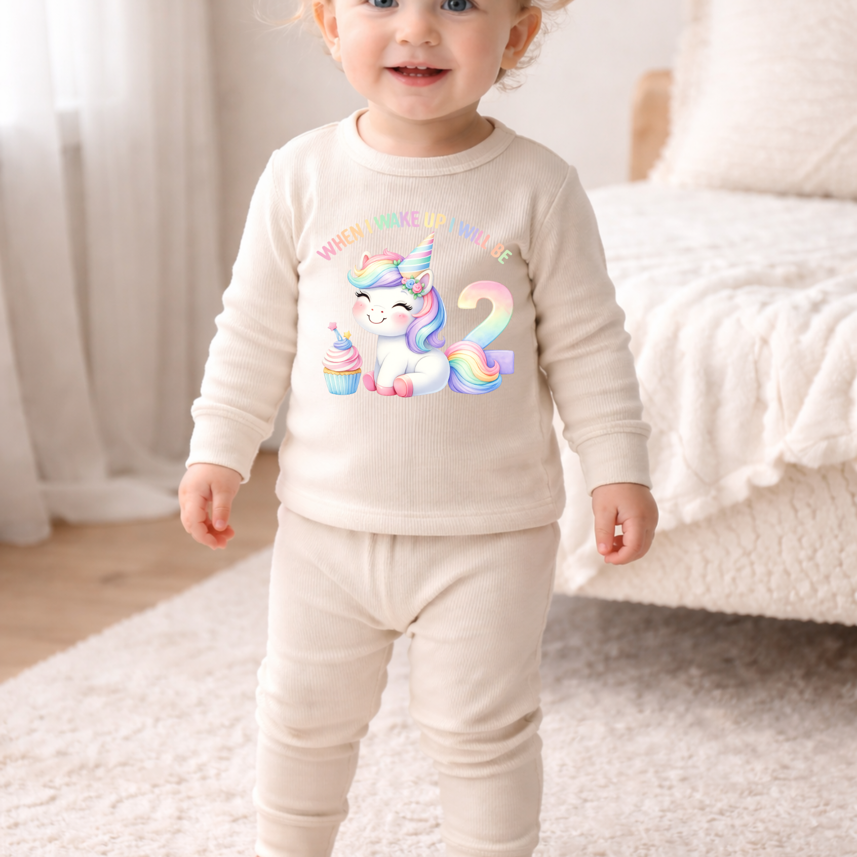 Unicorn Birthday 1-5 DTF